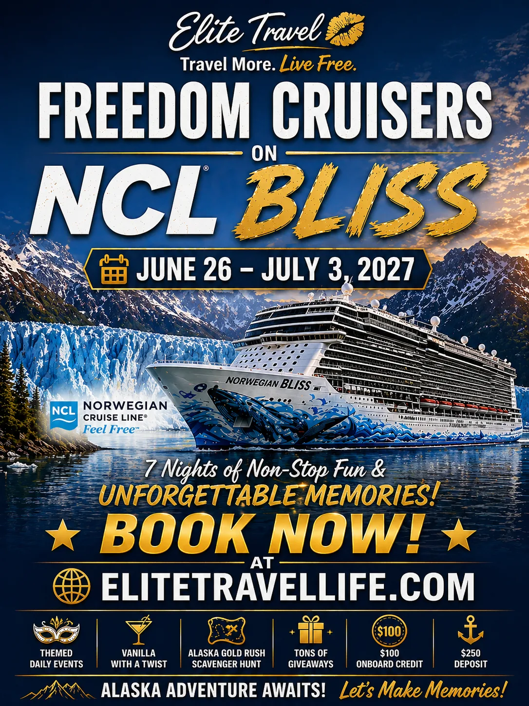 Freedom Cruisers on NCL Bliss